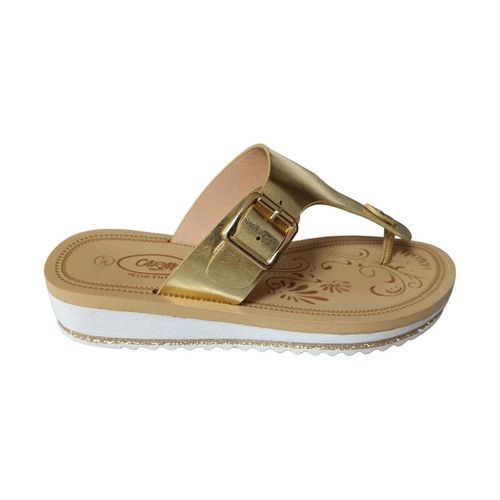 Sandalia Casual Para Dama Caray Dorado BLOOM-10