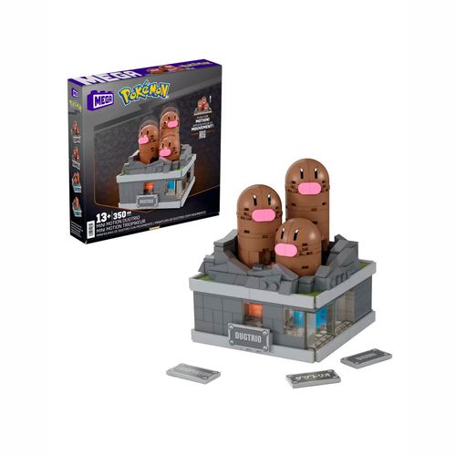 Set De Construcción Dugtrio Pokemon Multicolor HTH73