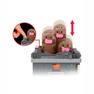 Set de construcción dugtrio Pokemon multicolor hth73