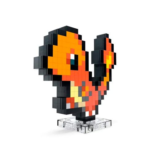 Set De Charmander Pixel Armable Pokemon Multicolor HTH76