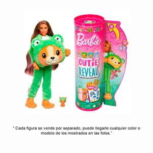 Muñeca cutie reveal disfraz divertido Barbie multicolor hrk22