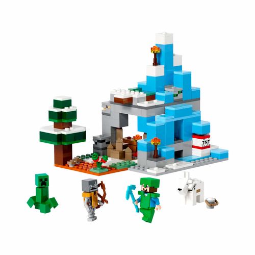 Set De Picos De Hielo Minecraft Armable Lego Multicolor 21243