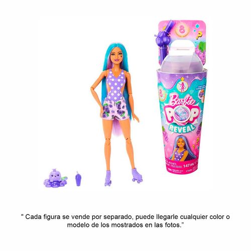 Muñeca Pop Reveal Serie De Frutas Barbie Multicolor HNW40