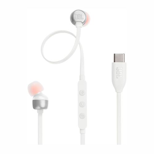 Audífonos Alámbricos Jbl Blanco JBLT310CWHTAM