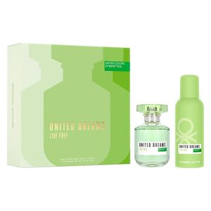 Estuche para dama Benetton united dreams live free edt 65200794