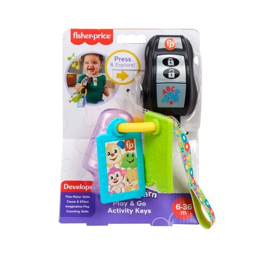 Llaves De Juguete Para Bebé Fisher Price Multicolor HWY39