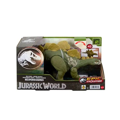 Figura De Hesperosaurus Rugido Salvaje Jurassic World Multicolor HTK69