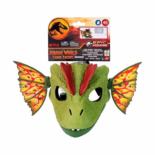 Mascara De Dilofosaurio Lanzamiento Venenoso Jurassic World Multicolor HXF55