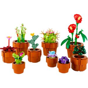 Set de plantas diminutas armable Lego multicolor 10329