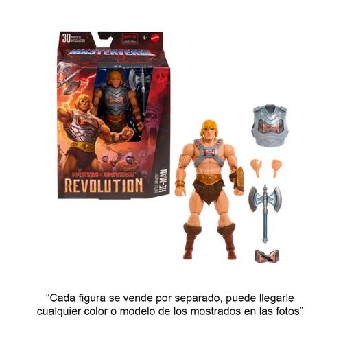 Figura De Acción Los Amos Del Universo Mattel Multicolor HYC44