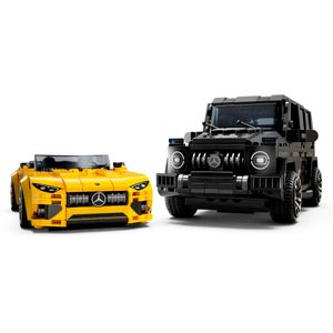 Set de automóvil mercedes amg g63 y amg sl 63 armable Lego multicolor 76924