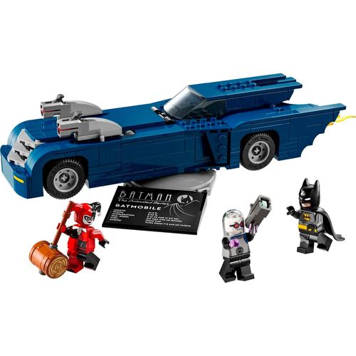 Set De Batmovil Vs Harley Quinn Y Mr Frezze Armable Lego Multicolor 76274