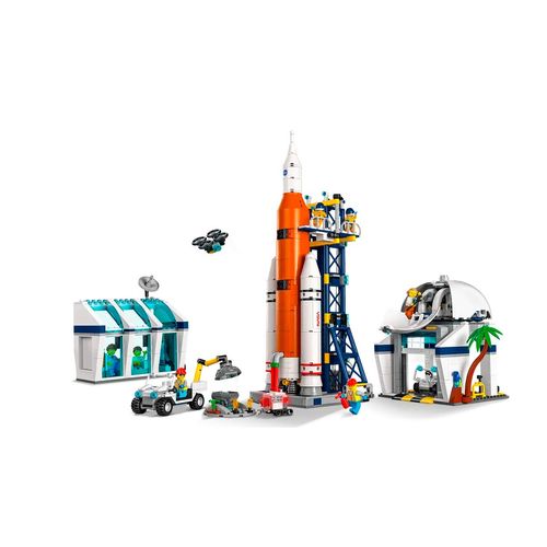 Set De Centro De Lanzamiento Espacial Armable Lego Multicolor 60351