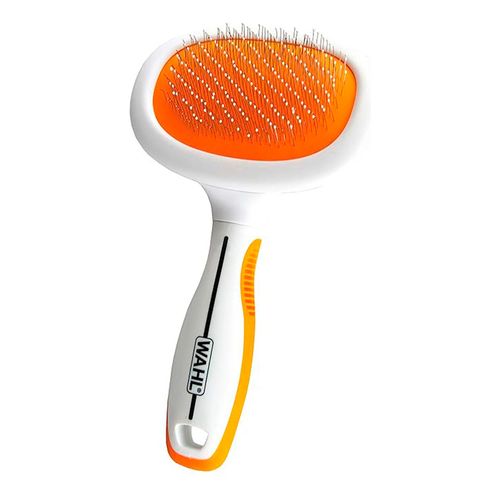 Cepillo Para Mascotas Wahl Mango Ergonomico 858500 Naranja