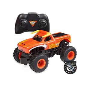 Camioneta a control remoto el toro loco Monster Jam multicolor 6060517