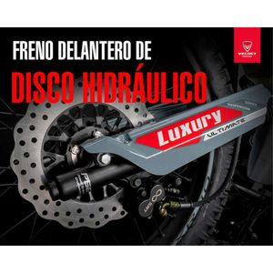 Motocicleta doble propósito Veloci gris revenge dynamik 220 CC 2025