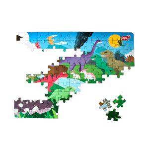 Rompecabezas de dinosaurios con 110 piezas Diako multicolor bu-9429