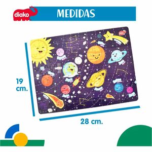 Rompecabezas del universo con 110 piezas Diako multicolor bu-9436