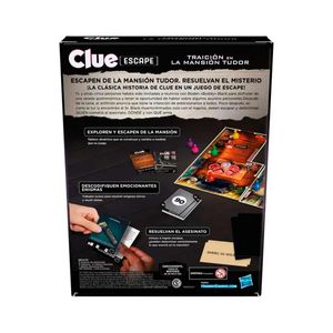 Juego de mesa clue escape Hasbro multicolor f5699