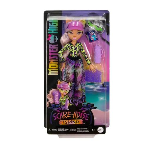 Muñeca Clawdeen Wolf Monster High Multicolor HRP67