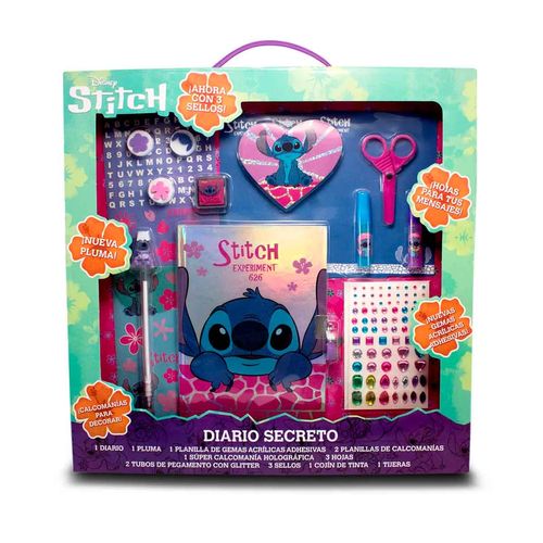 Diario Secreto Para Niña Stitch Multicolor 26643