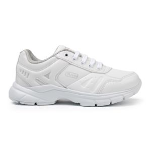 Tenis escolar para niño Yuyin blanco 29371