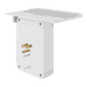 Multicontacto de pared Steren blanco 905-170