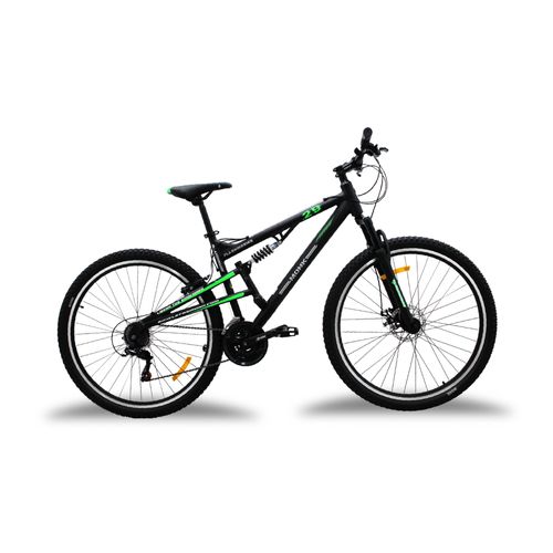 Bicicleta de Montaña R29 Monk Negro Verde Flashingbike