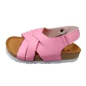 Sandalia casual para niña Caray rosa dino