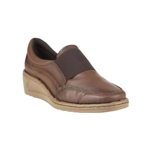 Zapato Confort Para Dama Lobo Solo Café 4841