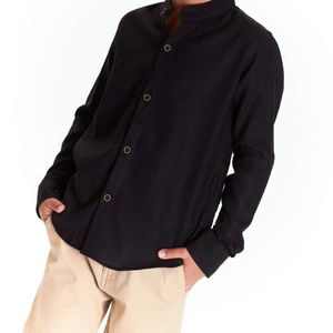 Camisa casual para niño Lyon negro 224002-001