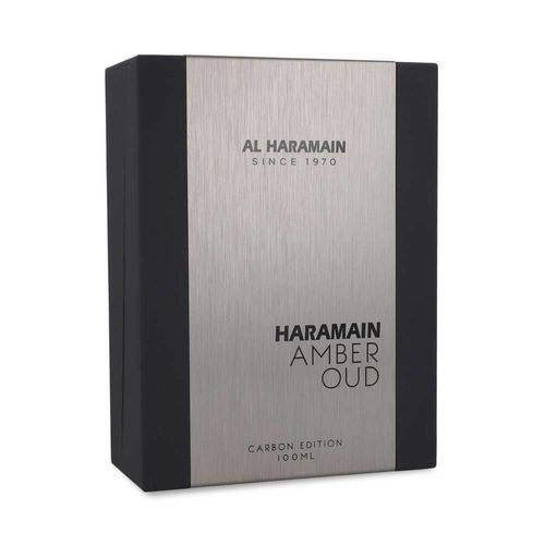 Perfume Al Haramain Plata Amber Oud Carbon Edition Caballero