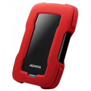 Disco duro externo Adata hd330, rojo/negro