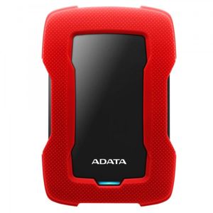 Disco duro externo Adata rojo/negro hd330