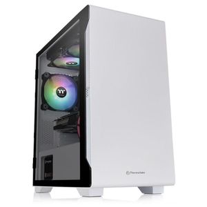 Gabinete Thermaltake blanco s100 tg snow con ventana