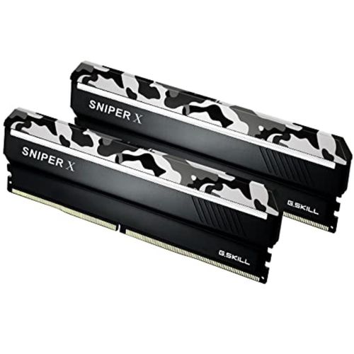 Kit Memoria RAM Blanco y Negro G.Skill Sniper X DDR4