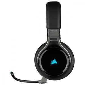 Audífonos Corsair negro virtuoso rgb wireless 7.1