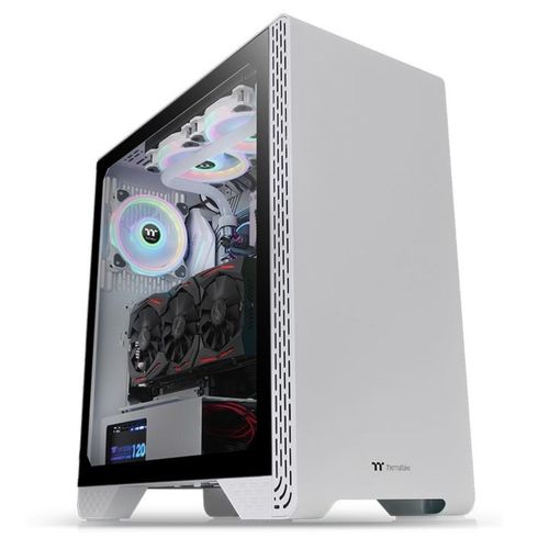 Gabinete Thermaltake Blanco S300 TG Snow