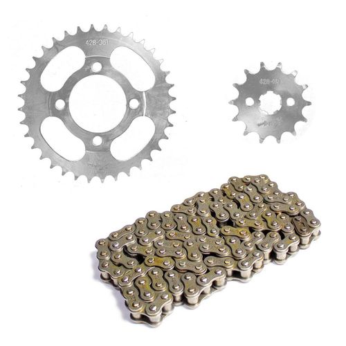 Kit De Sprocket Y Cadena Kimtec Italika AT-110 MOTKT315