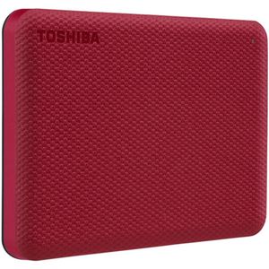 Disco duro externo Toshiba rojo canvio advance