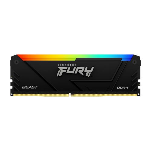 Memoria RAM Kingston Negro FURY Beast RGB DDR4