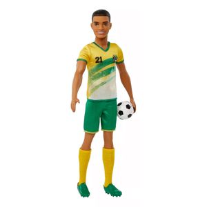 Muñeco ken futbolista Barbie multicolor hcn16