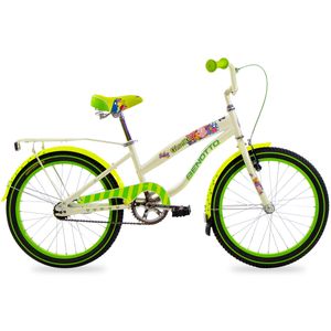 Bicicleta de niña Benotto R20 verde city giselle