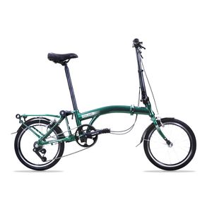 Bicicleta plegable Benotto R16 verde piegare