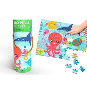 Rompecabezas amigos del océano con 100 piezas Anker multicolor 250126/dom