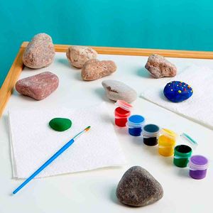 Set de arte en rocas Anker multicolor 450078/dom