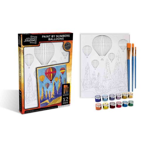 Kit De Arte Pinta Por Numero Globo Anker Multicolor 600531/DOM