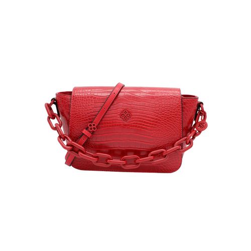 Bolso Crossbody Para Dama Jaime Ibiza  Croco Ancora JI 2493