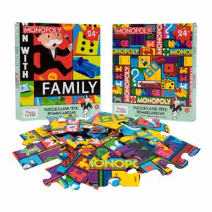 Rompecabezas retro Monopoly de 24 piezas Four Season multicolor 73858