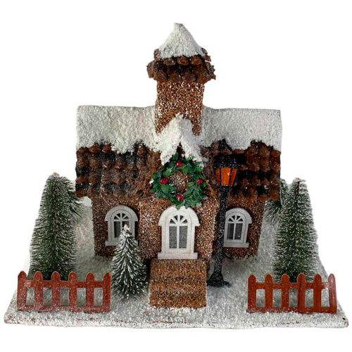 Casa Con Luz Santini Christmas Multicolor 200-3300037